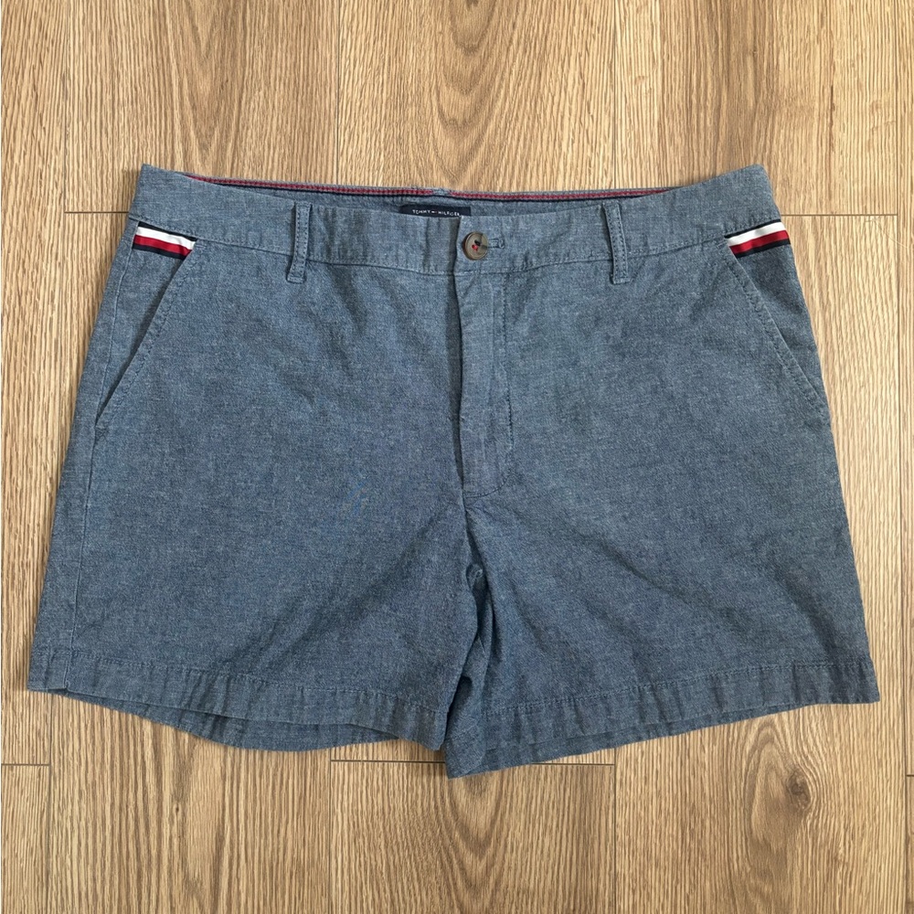 Tommy Hilfiger Blue Bike Shorts Lightweight and Versatile